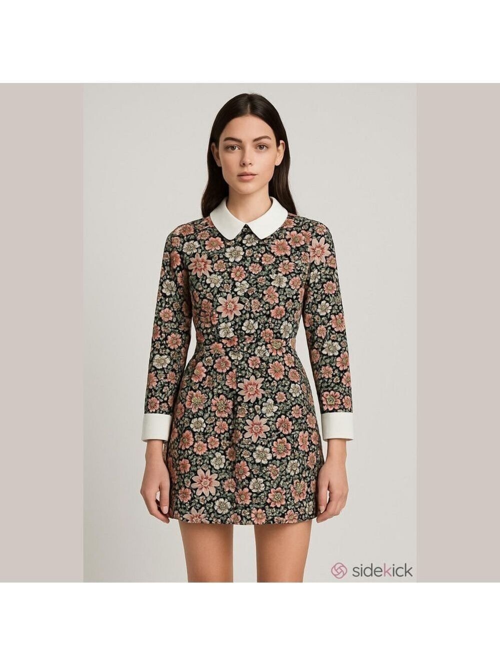 JILL Jill Stuart Brocade Blossom Mini Dress